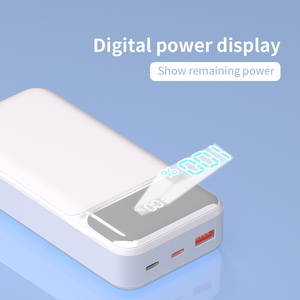 พาวเวอร์แบงค์ความจุสูง 20000mAh พร้อมหน้าจอ LED แบตเตอรี่สำรองแบบพกพา ชาร์จเร็ว - Product Image 4