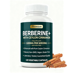 Suplemen Ekstrak Teh Berberin Label Pribadi Hcl Bahan Berberin Murni Kayu Manis Hidroklorida Fitosom Kapsul 500mg - Product Image 1