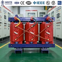 Transformateur sec triphasé 10 kV 11 kV 15 kV 20 kV 400 V 415 V 630 kVA 1000 kVA en résine époxy coulée 50/60 Hz avec isolation F/H