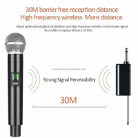 Microphone Dynamique Sans Fil Portable Professionnel SM57 2.4g UHF 58 pour Scène, Vlogging et Karaoké en Église