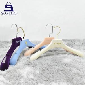 Cintres en velours personnalisés, robuste, pour <span class=keywords><strong>robe</strong></span> de mariée, manteau, 2019 - Product Image 3