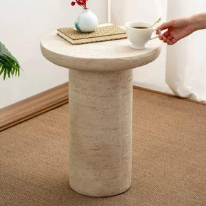Table basse ronde de style nordique moderne pour la décoration de la maison, idéale pour le <span class=keywords><strong>salon</strong></span>, l'entrée, la <span class=keywords><strong>salle</strong></span> <span class=keywords><strong>à</strong></span> <span class=keywords><strong>manger</strong></span>, la chambre <span class=keywords><strong>à</strong></span> coucher - Product Image 3