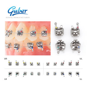 Hochwertige Zahnspangen für die Zahnmedizin: <span class=keywords><strong>Roth</strong></span> MBT Aktive Selbstligierende Metallbrackets für die Kieferorthopädie - Product Image 1