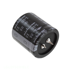Authorized Distributor 560 uF Through Hole LGU2F561MELC CAP ALUM 560UF 20% 315V SNAP TH Capacitor - Product Image 1