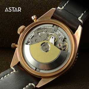 Orologio Automatico Meccanico Cronografo Subacqueo in Bronzo con Logo Personalizzato, Edizione Limitata di Lusso, 200m, ETA7753, per Uomo - Product Image 2
