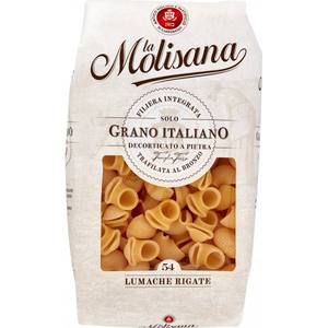 Molisana Lumache Rigate Pasta No. 054 Snails Durum <b>Wheat</b> Unrefined Dried 500g <b>Bag</b> LA MOLISANA SPA - Product Image 1