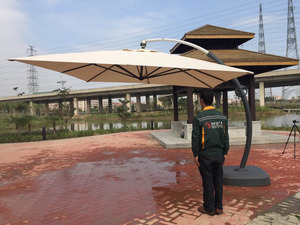 Vente en gros grande taille résistant au vent extérieur p \ Parasol imperméable Parasol de Patio - Product Image 2