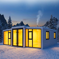 Contenedor Prefabricado Moderno de Estilo Contemporáneo, Bien Ventilado, Impermeable y Resistente a la Humedad, para Vivienda