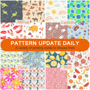 Mono <span class=keywords><strong>de</strong></span> Manga Larga <span class=keywords><strong>de</strong></span> Fibra <span class=keywords><strong>de</strong></span> Bambú y Spandex para Bebés Recién Nacidos, Niñas y Niños, Estampado Personalizado, Pelele para Bebés con Cremallera - Product Image 6