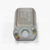 Motor listrik DC 2.4V 4.5V, Magnet permanen FK 180 Motor DC disikat 12V Motor getaran untuk pencukur listrik