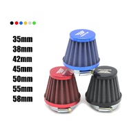 Coloré 50mm filtre à Air moto 35mm 38mm 42mm 45mm 50mm 55mm 58mm adaptateur de carburateur pour motos 250cc 400cc