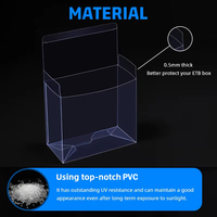 Étuis de protection en plastique résistant aux UV pour Elite Trainer Box PVC 360 °   Boîte de rangement pour cartes durable, anti-rayures, anti-poussière et transparente