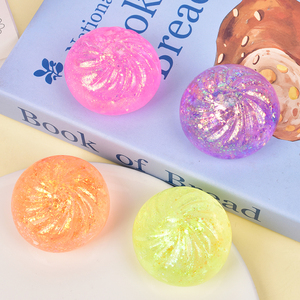 Mini Jouet Squishy Anti-Stress en Forme de Boulette de Maltose, Balle à Presser Sensorielle Fidget - Product Image 2
