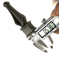 Vente en gros de lances en fonte pour balustres carrés en fer forgé de 1/2 ''Lances en acier forgé pour la décoration de clôture extérieure