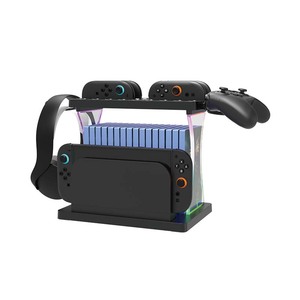 Switch2 Charging Dock Stand Game Card Disc Storage Charger for Nintend <strong>Switch</strong> 2 Joncon <strong>Controller</strong> Charging Dock Base <strong>Holder</strong> - Product Image 4
