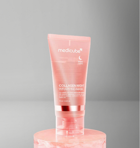 MEDICUBE Collagen Night Wrapping <b>Mask</b> 75ml - Overnight Anti-Aging & Firming <b>Mask</b> for Weekly Treatment - Korean Night Care - Product Image 1