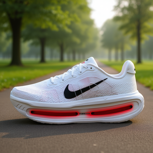 Zapatillas <span class=keywords><strong>Nike</strong></span> Vomero para correr, parte superior de malla blanca para <span class=keywords><strong>hombre</strong></span>, suela de goma, entresuela de EVA, ropa deportiva de verano - Product Image 2