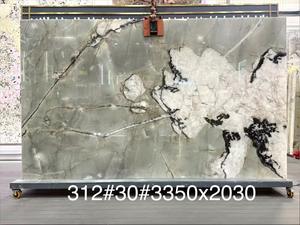 Natuurlijke Elegante Drijvende Patroon Decor Stenen Peer Bloesem Sneeuw Marmer High-End Universele Steen Voor Binnen En Buiten Op Maat - Product Image 3