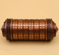 Candado Cryptex de Metal con el Código Da Vinci para el Día de San Valentín, Regalo de Navidad para Novia