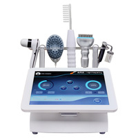 Analyseur de cuir chevelu intelligent 5-en-1 HD pour soins de la peau et traitement anti-chute des cheveux par micro-courant EMS à contrôle informatisé