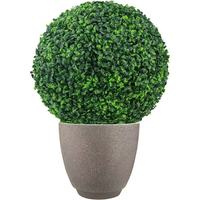 Boules artificielles anti-UV en plastique, imitation buis, pour décoration de Pâques, maison et jardin