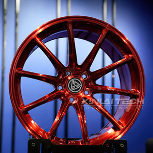 ล้อฟอร์จโมโนบล็อกโครเมียมสีแดงแบบกำหนดเอง XINLAI ขนาด 17-23 นิ้ว 5x112 5x114.3 5x120 สำหรับ Dodge สำหรับ Nissan GT-R 370Z สำหรับ Toyota Supra - Product Image 2