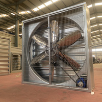 Marteau de chute industriel mural à usage intensif Ventilateurs de ventilation de serre avicole à flux axial avec système centrifuge