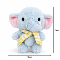 Boneka Gajah Biru Penghasil Gelembung, Mainan Interaktif, Gantungan Tas dan Rantai, Hadiah Seru untuk Anak Perempuan