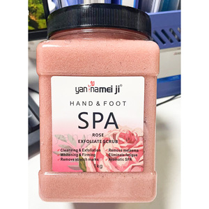 Exfoliante <span class=keywords><strong>de</strong></span> Rosas Rosadas a Granel 1000g, Exfoliante <span class=keywords><strong>de</strong></span> <span class=keywords><strong>Sal</strong></span> <span class=keywords><strong>de</strong></span> Baño con Aroma Natural a Flores para SPA, Limpieza, Iluminación y Eliminación <span class=keywords><strong>de</strong></span> Piel Muerta - Product Image 1