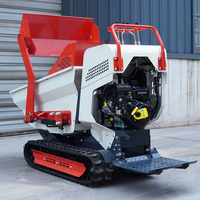 Chinesische billige hydraulische Raupen kriecher Neue 1Ton automatische Raupen kipper 500kg 800kg 1000kg Mini-Muldenkipper