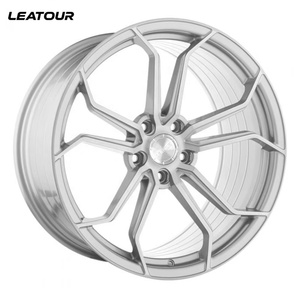 Jantes en alliage forgé OEM LEATOUR 19 pouces 112 pour voiture <span class=keywords><strong>de</strong></span> tourisme, monobloc, couleur argent, pour Mercedes Benz C63 AMG - Product Image 2