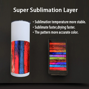 20oz thăng hoa Tumblers thẳng cách điện nước trắng chén trà trống thăng hoa Tumbler rượu cốc cốc số lượng lớn - Product Image 4