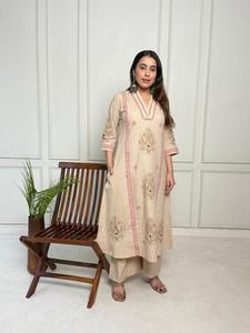 Conjunto de Pantalones de Traje Casual Elegante para Mujer para Oficina, Festivales y Vacaciones - Trajes al por Mayor, Kurti Étnico Indio Pakistaní - Product Image 2