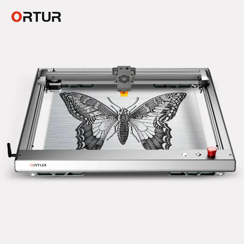 ORTUR Schweiz Malta CNC Druck größe 400*400mm Desktop-Laser gravur maschine mit X-Achsen-Riemen regler Laser ausrüstung