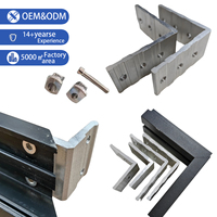 Connecteurs d'angle modernes en alliage d'aluminium pour fenêtres et portes, vis de fixation, quincaillerie sur mesure