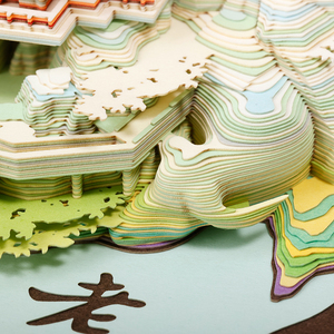 Personalizado 3D Bloc de notas Calendario OEM ODM Papel Artesanía Regalo de cumpleaños Set Papelería para la compra al contado - Product Image 3