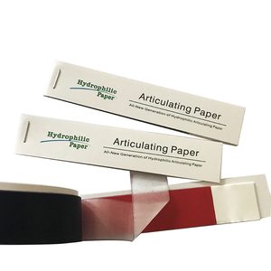 ZZSU Articulating <b>Paper</b> Blue & <b>Red</b> 110x21mm Dentist Use Occlusal Sheets - Product Image 5