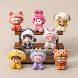 Figurines en peluche Bubble Family floquées, 8 styles, jouets animaux de dessin animé pour enfants, décorations cadeaux - Product Image 3