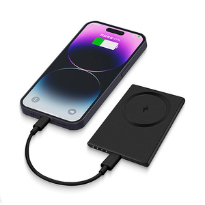 Chargeur sans fil ultra-plat 15W 2000mAh avec entrée Type-C et indicateur LED pour téléphones mobiles - Product Image 1