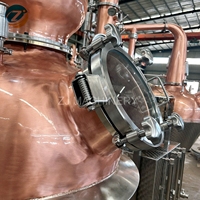 Alambic à double pot efficace ZJ pour la production de whisky single malt de qualité supérieure