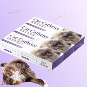 Kateter urin kucing 1.0mm dan 1.3mm 130mm dengan instrumen dokter hewan Stylet - Product Image 6