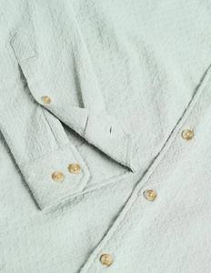 Camisa Casual de Punto 100% Algodón para Hombre, Diseño Personalizado, Cuello con Botones, Corte Ajustado, Cierre de un Solo Botón, Talla 6XL, Transpirable y de Secado Rápido - Product Image 4