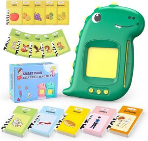 Machine d'apprentissage par insertion de cartes pour l'éducation précoce des enfants, machine d'éveil à l'anglais pour bébés, en forme de dessin animé, en plastique - Product Image 1