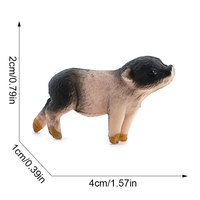 Modèle d'animaux de ferme en PVC massif de haute qualité, ensemble de cochonnettes et de truies en marche, jouet éducatif pour l'assemblage et la maternité, pour la simulation transfrontalière