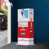DKMVending High Tech Shopping Mall Airport Distributeur de pièces de monnaie souvenirs à écran tactile numérique avec écran publicitaire