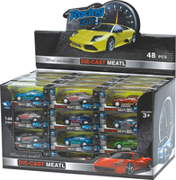 Venta al por Mayor de Fábrica de Coche de Juguete de Aleación Fundida a Presión a Escala 1:64 para Niños Venta Directa Coche de Juguete de Rueda Libre para Niños