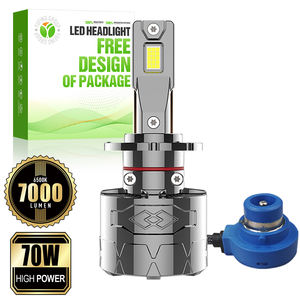 Ampoules de conversion HID vers LED Premium sans fil 70W 7000Lm 6500K 12-24V D4S D4R pour les spécialistes japonais en réparation automobile - Product Image 1