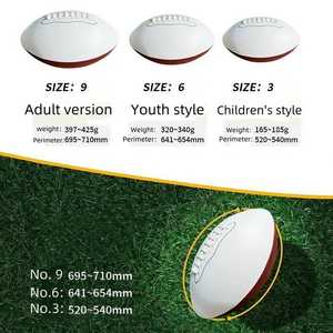 Tùy chỉnh bóng đá mỹ Quà Tặng Chất lượng cao PU da nhà máy in hình ảnh hình ảnh logo bền cổ điển chính thức kích thước 9 OEM - Product Image 5