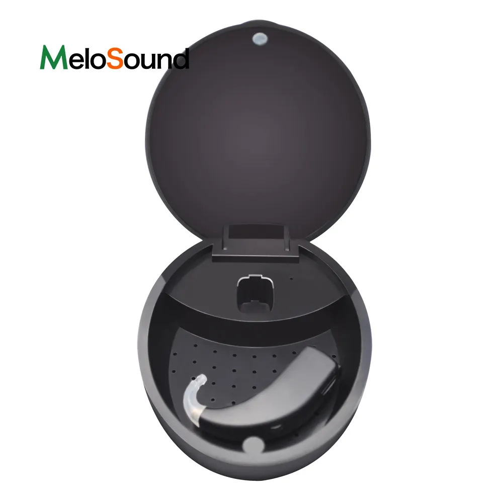 Popular Quality New USB Rechargeable Sound Amplifier ear hook Open-fit Slim tube Hearing Aid