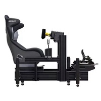 Simulador de Conducción VR DIY, Soporte de Aluminio 4080, Asiento de Simulador de Carreras, Sim Rig, Cabina de Carreras, Next Lever F Gt SC Simulator